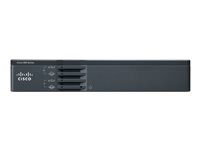 Cisco 867VAE - Langaton reititin - DSL-modeemi 5-porttinen kytkin - 1GbE - WAN-portit: 2 - Wi-Fi - 2.4 GHz C867VAE-W-E-K9