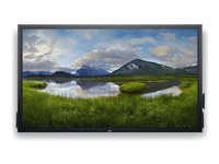 Dell P7524QT - 75" Diagonaaliluokka (74.52" katseltava) LED-taustavalaistu LCD-näyttö - interaktiivinen - sekä kosketusnäyttö (monikosketus) - 4K UHD (2160p) 3840 x 2160 DELL-P7524QT