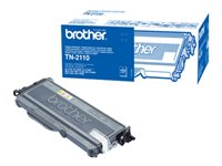 Brother TN2110 - Musta - alkuperäinen - väriainekasetti malleihin Brother DCP-7030, 7040, 7045, HL-2140, 2150, 2170, MFC-7320, 7440, 7840; Justio DCP-7040 TN2110