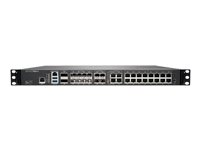 SonicWall NSsp 10700 - Essential Edition - turvalaite - sekä 1 vuoden TotalSecure - 5GbE, 2.5GbE, 40GbE, 100GbE, 25GbE - 1U - telineeseen asennettava 02-SSC-3625