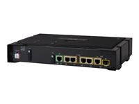 Cisco Catalyst Rugged Series IR1821 - Reititin 4-porttinen kytkin - 1GbE - WAN-portit: 2 - DIN-kiskoon kiinnitettävä, seinään asennettava IR1821-K9