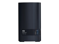 WD My Cloud EX2 Ultra WDBVBZ0040JCH - Personal cloud storage device - 2 telineet - 4 Tt - HDD 2 Tt x 2 - RAID RAID 0, 1, JBOD - RAM 1 Gt - Gigabit Ethernet - iSCSI tuki WDBVBZ0040JCH-EESN