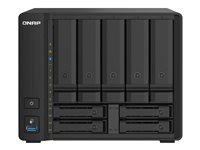 QNAP TS-932PX - NAS-palvelin - 9 telineet - SATA 6Gb/s - RAID RAID 0, 1, 5, 6, 10, 50, JBOD, 5 hot spare, 6 hot spare, 60, 50 hot spare, 10 hot spare, 60 hot spare, 1 hot spare - RAM 4 Gt - Gigabit Ethernet / 2.5 Gigabit Ethernet / 10 Gigabit Ethernet - iSCSI tuki TS-932PX-4G