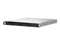 QNAP TS-464U-RP - NAS-palvelin - 4 telineet - telineasennettava - SATA 6Gb/s - RAID RAID 0, 1, 5, 6, JBOD, 10 - RAM 8 Gt - 2.5 Gigabit Ethernet - iSCSI tuki - 1U TS-464U-RP-8G
