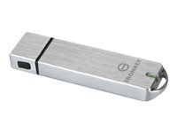 IronKey Basic S1000 - USB Flash-asema - salattu - 64 Gt - USB 3.0 - FIPS 140-2 Level 3 - TAA-yhteensopiva IKS1000B/64GB