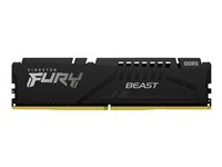 Kingston FURY Beast - DDR5 - moduuli - 32 Gt - DIMM 288 nastaa - 5600 MHz / PC5-44800 - CL40 - 1.25 V - puskuroimaton - on-die ECC KF556C40BB-32