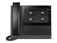 Poly CCX 600 for Microsoft Teams - VoIP -puhelin toiminnolla soittajan tunnistin/odotetaan soittoa - SIP, RTP, RTCP - 24 linjaa - musta 82Z84AA
