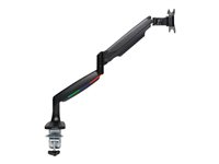 Kensington SmartFit One-Touch Height Adjustable Single Monitor Arm - Asennuspakkaus - säädeltävä varsi malleihin Näyttö - muovi, alumiini, teräs -näytön koko: 13"-32" - työpöytä, C-puristin, läpivientikumi, pöytäasennus K59600WW