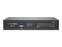 SonicWall TZ470 - Advanced Edition - turvalaite - 1GbE, 2.5GbE - SonicWALL Secure Upgrade Plus Program (2 vuoden vaihtoehto) - pöytä 02-SSC-6798