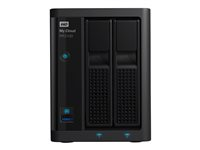 WD My Cloud PR2100 WDBBCL0080JBK - NAS-palvelin - 2 telineet - 8 Tt - HDD 4 Tt x 2 - RAID RAID 0, 1, JBOD - RAM 4 Gt - Gigabit Ethernet WDBBCL0080JBK-EESN
