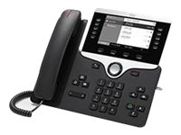 Cisco IP Phone 8811 - VoIP -puhelin - SIP, RTCP, RTP, SRTP, SDP - 5 linjaa - hiilenharmaa - TAA-yhteensopiva CP-8811-3PCC-K9=