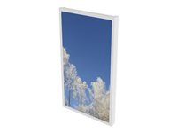 HI-ND Wall Casing EASY 75" Portrait - Asennuspakkaus (suojakotelo) malleihin LCD-näyttö - metalli - valkoinen, RAL 9003 -näytön koko: 75" -kiinnitysliitäntä: enintään 600 x 600 mm - seinään asennettava malleihin LG 75UH5F-B, 75UH5F-H; Samsung QB75B, QB75R-B, QH75B, QH75R, QM75B, QM75R-B WC7500-5001-01