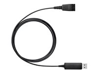 Jabra LINK 230 - Kuulokesovitin - USB uros to Pikairrotus 230-09