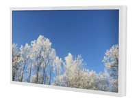 HI-ND Wall Casing EASY 55" Landscape - Asennuspakkaus (suojakotelo) malleihin LCD-näyttö - metalli - valkoinen, RAL 9003 -näytön koko: 55" - seinään asennettava malleihin LG 55UH5F-H, 55UH7F-H; Samsung QB55B, QB55R-B, QH55B, QH55R, QM55B WC5500-0101-01
