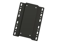 Multibrackets M Pro Series - Asennuskomponentti (seinälevy) - teräs - musta - seinään asennettava, kiskoasennus 7350073733675
