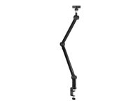 Kensington A1020 - Asennuspakkaus (puomivarsi, C-clamp -kiinnitys) - nivelletty malleihin mikrofoni / verkkokamera / valo - pöytäasennus malleihin Kensington ProVC Bundle K87652WW