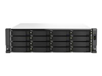 QNAP TS-H2287XU-RP - NAS-palvelin - 22 telineet - telineasennettava - SATA 6Gb/s - RAID RAID 0, 1, 5, 6, 10, 50, 60, JBOD - RAM 32 Gt - 2.5 Gigabit Ethernet / 10 Gigabit Ethernet - iSCSI tuki - 3U TS-H2287XU-RP-E2336-32G