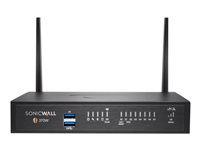SonicWall TZ370W - Advanced Edition - turvalaite - sekä 1 vuoden TotalSecure - 1GbE - Wi-Fi 5 - 2.4 GHz, 5 GHz - pöytä 02-SSC-6830
