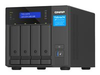 QNAP TVS-H474 - NAS-palvelin - 4 telineet - SATA 6Gb/s - RAID JBOD, RAID 0, 1, 5, 6, 10, TM, RAID TP - RAM 8 Gt - Gigabit Ethernet / 2.5 Gigabit Ethernet - iSCSI tuki TVS-H474-PT-8G