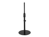 Kensington A1010 - Teline - teleskooppinen malleihin mikrofoni / verkkokamera / valo - 3/8 tuuman ruuvikiinnitys - työpöytä malleihin Kensington ProVC Bundle K87651WW