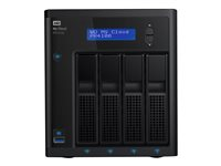 WD My Cloud PR4100 WDBNFA0000NBK - NAS-palvelin - 4 telineet - RAID RAID 0, 1, 5, 10, JBOD - RAM 4 Gt - Gigabit Ethernet WDBNFA0000NBK-EESN