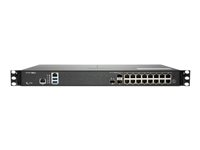 SonicWall NSa 2700 - Advanced Edition - turvalaite - 10GbE - 1U - SonicWALL Secure Upgrade Plus Program (2 vuoden vaihtoehto) - telineeseen asennettava 02-SSC-8199