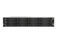 QNAP TS-H1277AXU-RP - NAS-palvelin - 12 telineet - telineasennettava - SATA 6Gb/s - RAID RAID 0, 1, 5, 6, 10, 50, 60, JBOD - RAM 16 Gt - 2.5 Gigabit Ethernet / 10 Gigabit Ethernet - iSCSI tuki - 2U TS-H1277AXU-RP-R5-16G