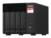 QNAP TS-473A - NAS-palvelin - 4 telineet - 32 Tt - SATA 6Gb/s - HDD 8 Tt x 4 - RAID RAID 0, 1, 5, 6, 10, JBOD - RAM 8 Gt - 2.5 Gigabit Ethernet - iSCSI tuki TS-473A-8G + ST8000VN004