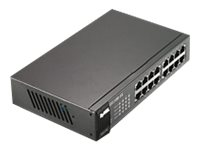 Zyxel GS-1100-16 V3 - Kytkin - 16 x 10/100/1000 - työpöytä, telineeseen asennettava GS1100-16-EU0103F