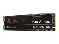 Seagate FireCuda 540 ZP2000GM3A004 - SSD - salattu - 2 Tt - sisäinen - M.2 2280 (kaksipuolinen) - PCI Express 5.0 x4 (NVMe) - Self-Encrypting Drive (SED), TCG Opal Encryption 2.01 - sekä 3 vuoden Seagate Rescue Data Recovery ZP2000GM3A004