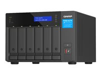 QNAP TVS-H674 - NAS-palvelin - 6 telineet - SATA 6Gb/s - RAID JBOD, RAID 0, 1, 5, 6, 10, 50, TM, RAID TP - RAM 16 Gt - Gigabit Ethernet / 2.5 Gigabit Ethernet - iSCSI tuki TVS-H674-I3-16G